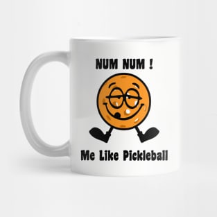 Me Like Pickleball Cartoon Mug